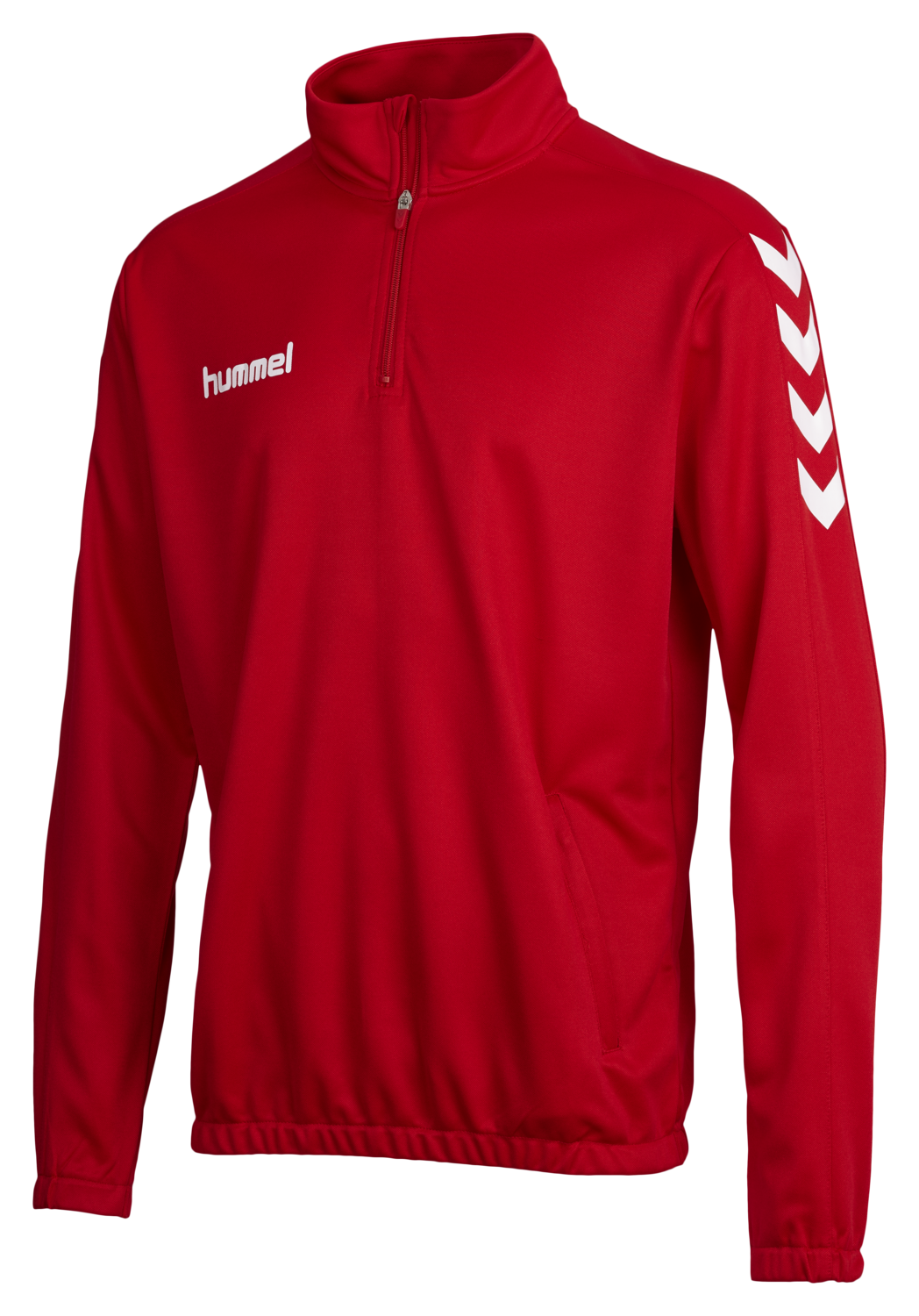 CORE 1/2 ZIP SWEAT, TRUE RED, packshot