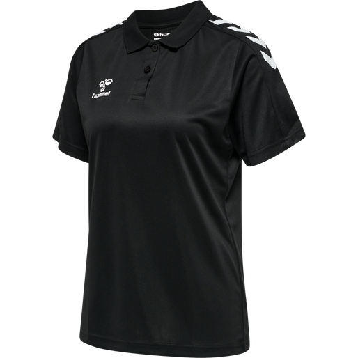 hmlCORE XK FUNCTIONAL POLO WOMAN, BLACK, packshot