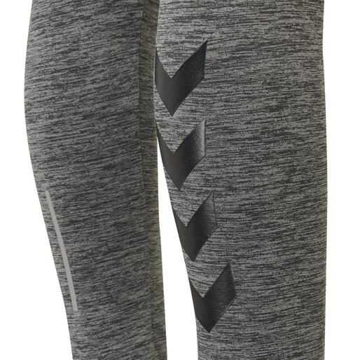 hmlSELBY TAPERED PANTS, DARK GREY MELANGE, packshot