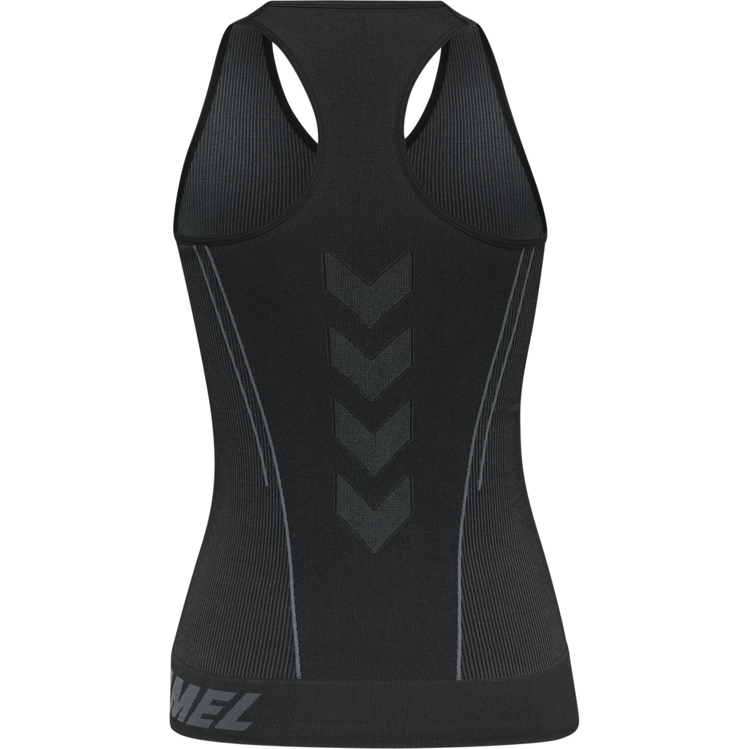 hmlTE CHRISTEL SEAMLESS TOP, BLACK, packshot