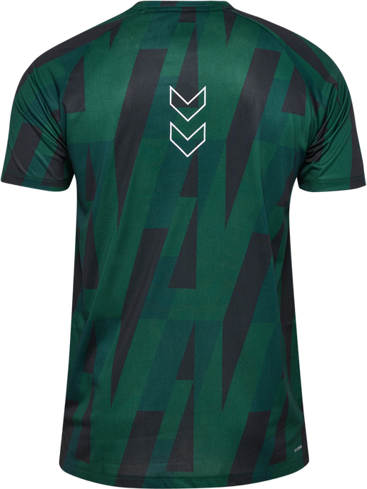 hmlCOURT AOP LIGHT WEIGHT T-SHIRT, RAIN FOREST, packshot