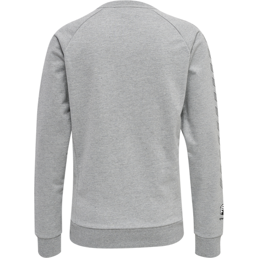 hmlMOVE GRID COTTON SWEATSHIRT WOMA, GREY MELANGE, packshot