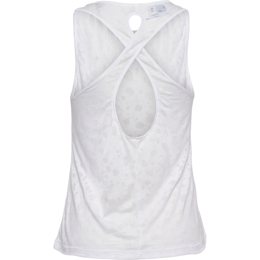 hmlMT IRIS BURNOUT TOP, WHITE, packshot