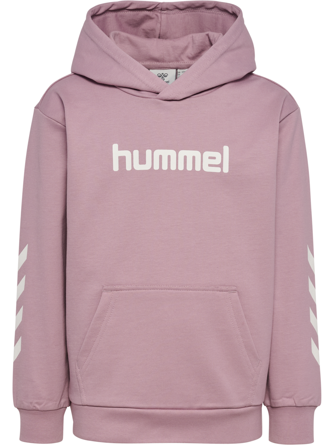 hmlJR LOGO HOODIE, SEA FOG, packshot