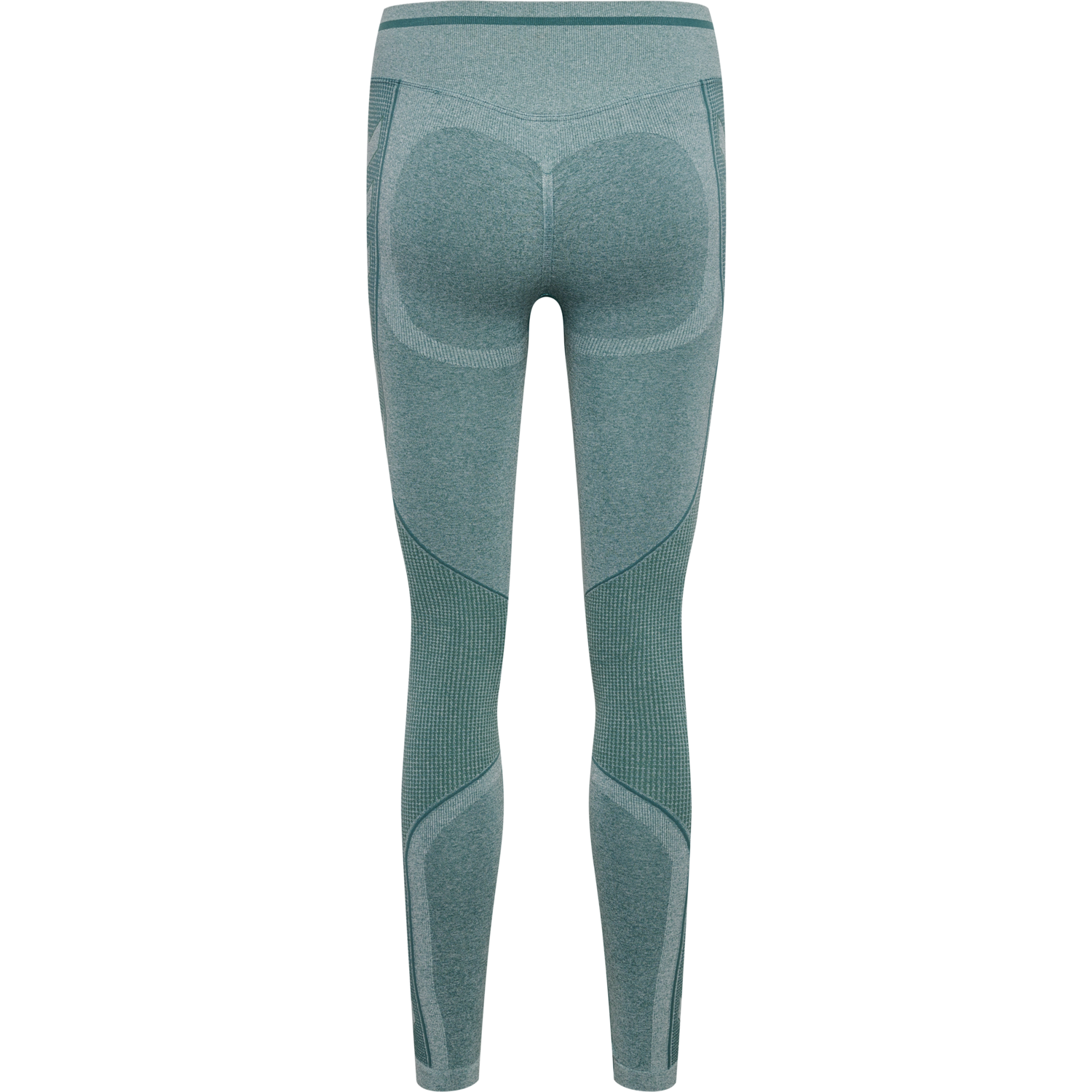 hmlMT LULU SEAMLESS SCRUNCH TIGHTS, NORTH ATLANTIC MELANGE, packshot