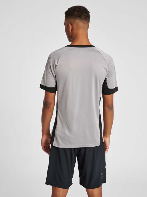 hummel LEAD S/S JERSEY GREY MELANGE | hummel.dk