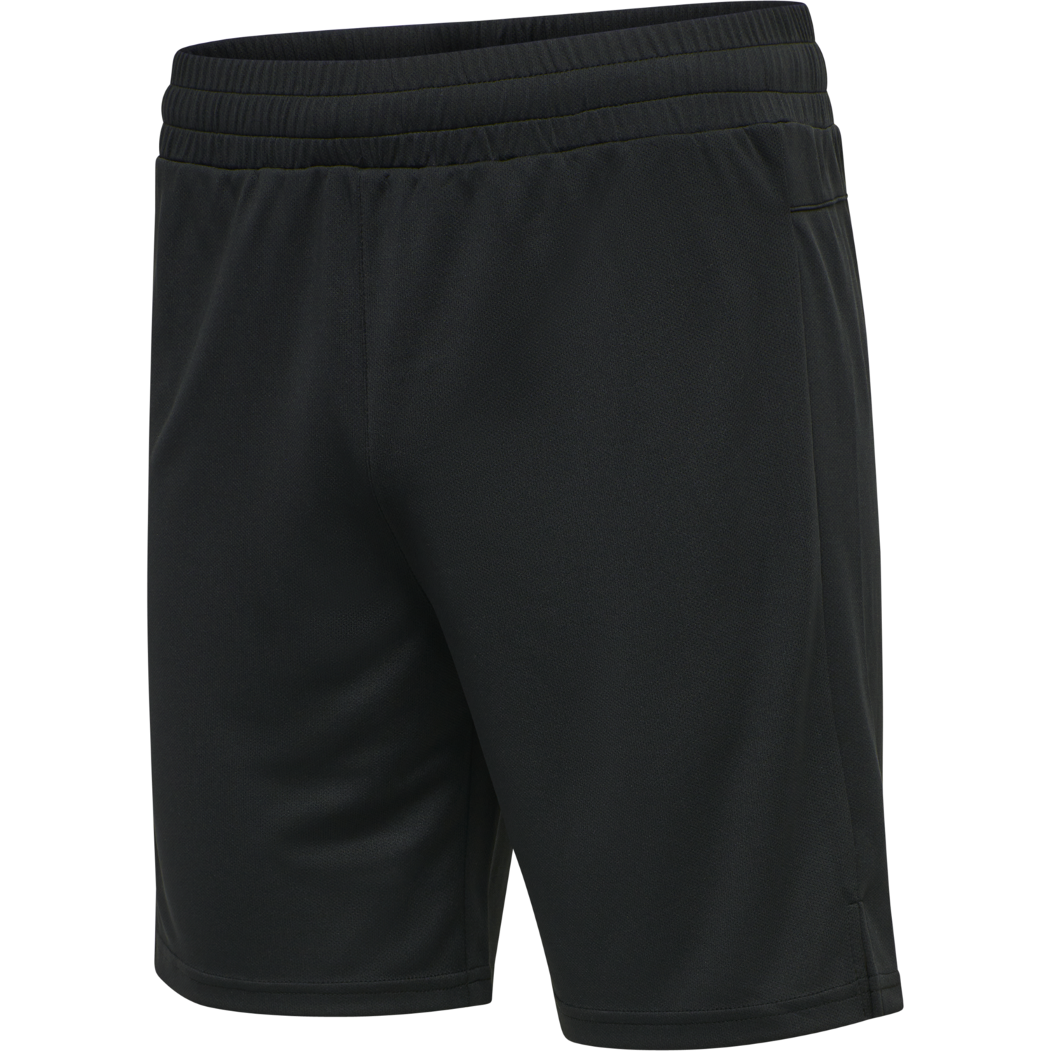 hmlTE TOPAZ 2-PACK SHORTS, BLACK/INSIGINA BLUE, packshot