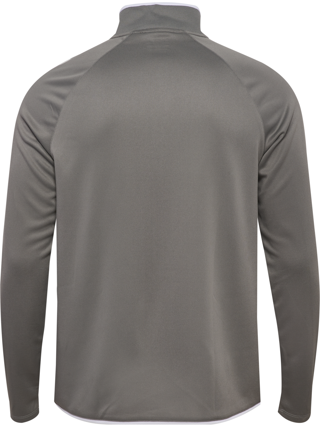 hmlCORE 2.0 HALF ZIP, STEEL GRAY/WHITE, packshot