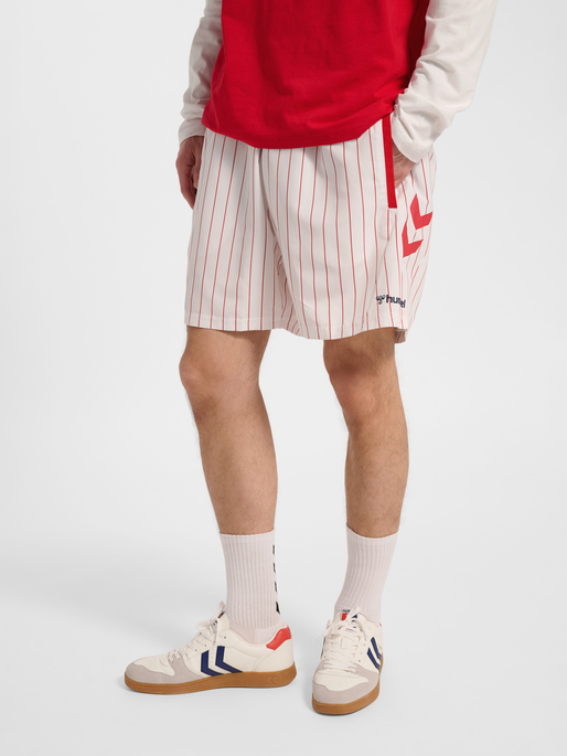 DBU 26 FAN SWIM SHORTS, WHITE, model