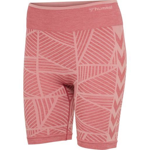 hmlMT ENERGY SEAMLESS MW SHORTS, WITHERED ROSE/ROSE TAN MELANGE, packshot