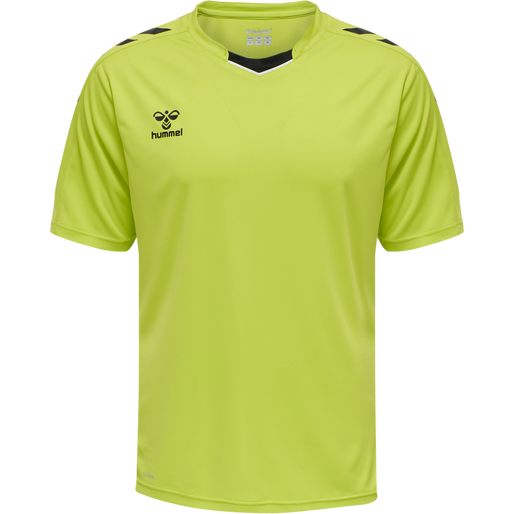 hmlCORE XK POLY JERSEY S/S, LIME POPSICLE, packshot