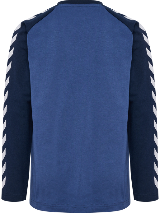 hmlBOYS T-SHIRT L/S, TRUE NAVY, packshot