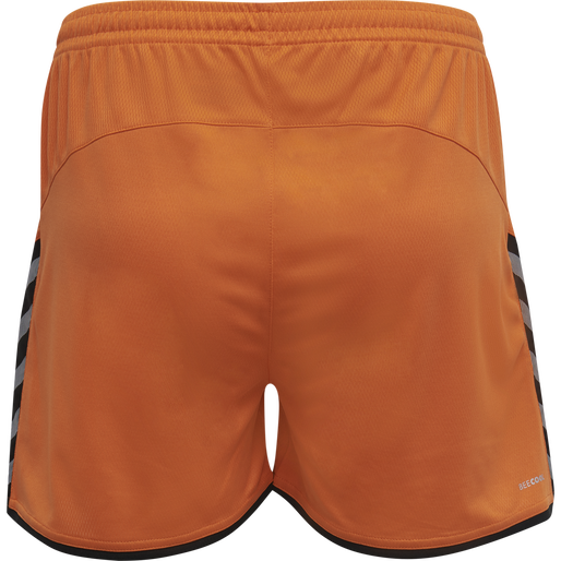 hmlAUTHENTIC POLY SHORTS WOMAN, TANGERINE, packshot