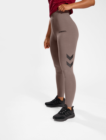hmlLEGACY WOMAN HIGH WAIST TIGHTS, IRON, model