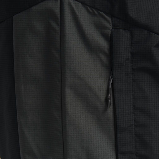 hmlNORTH SHELL JACKET, BLACK/ASPHALT, packshot