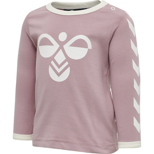 hmlFLIPPER T-SHIRT L/S, WOODROSE, packshot