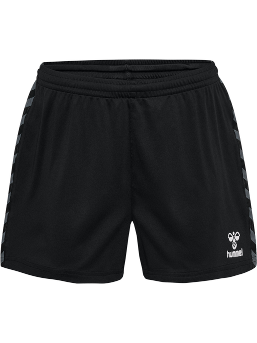 hmlAUTHENTIC PL SHORTS WOMAN, BLACK hmlAUTHENTIC PL SHORTS WOMAN, BLACK, packshot