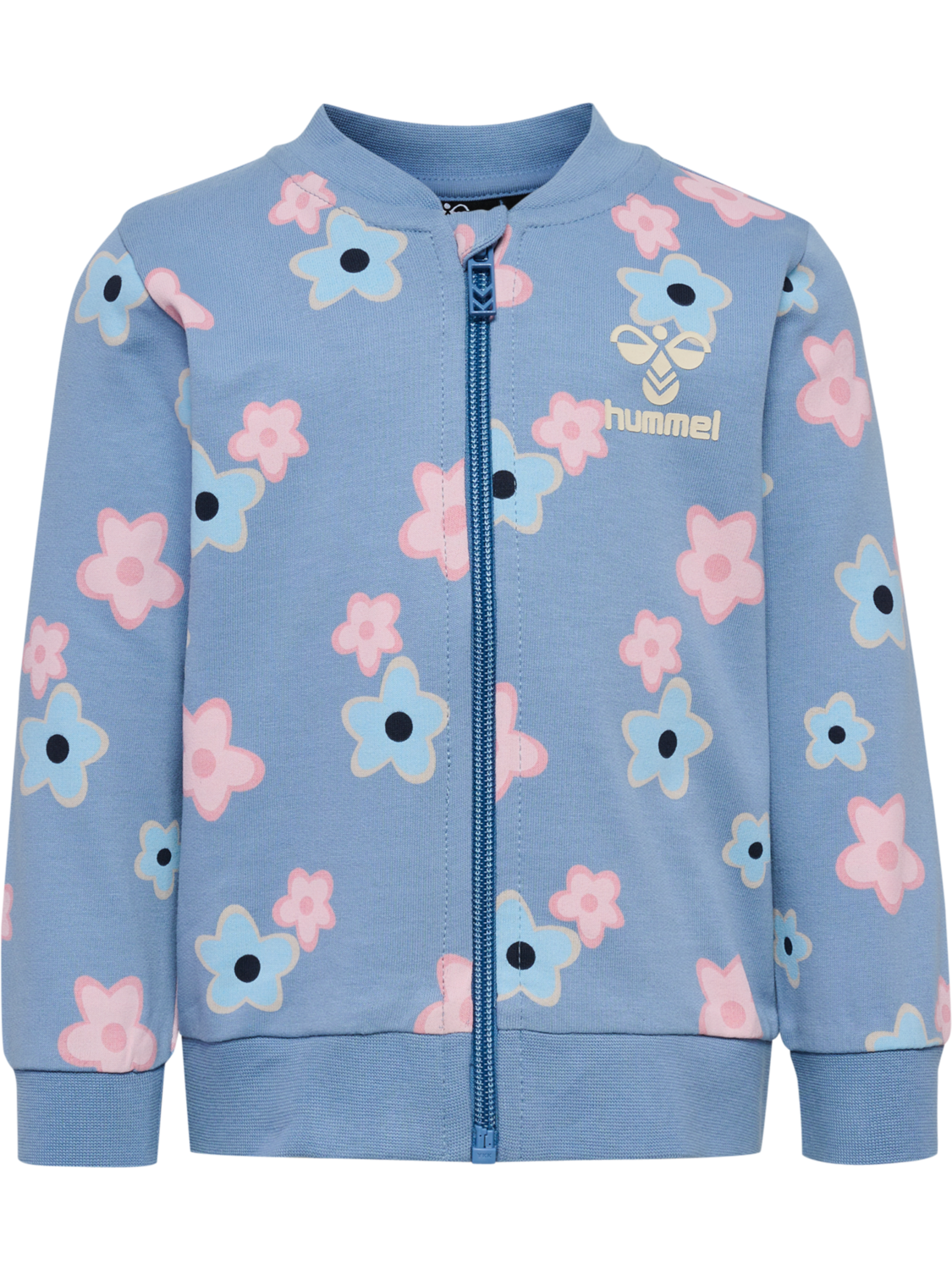 hmlRINNA ZIP JACKET, FADED DENIM, packshot