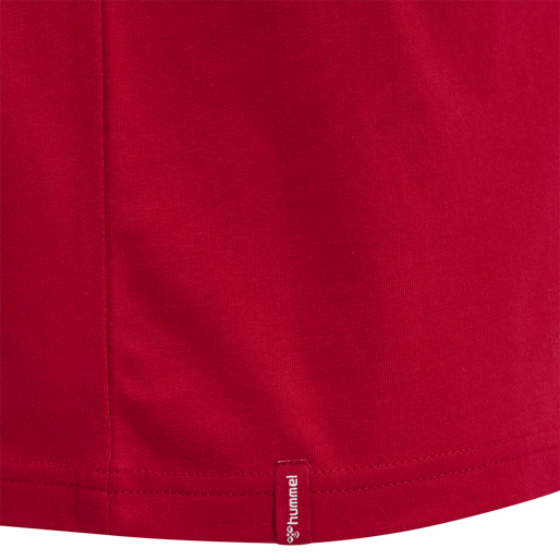 hmlRED BASIC T-SHIRT S/S, TANGO RED hmlRED BASIC T-SHIRT S/S, TANGO RED, packshot