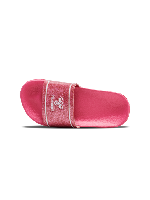 POOL SLIDE GLITTER JR, RASPBERRY POOL SLIDE GLITTER JR, RASPBERRY, packshot