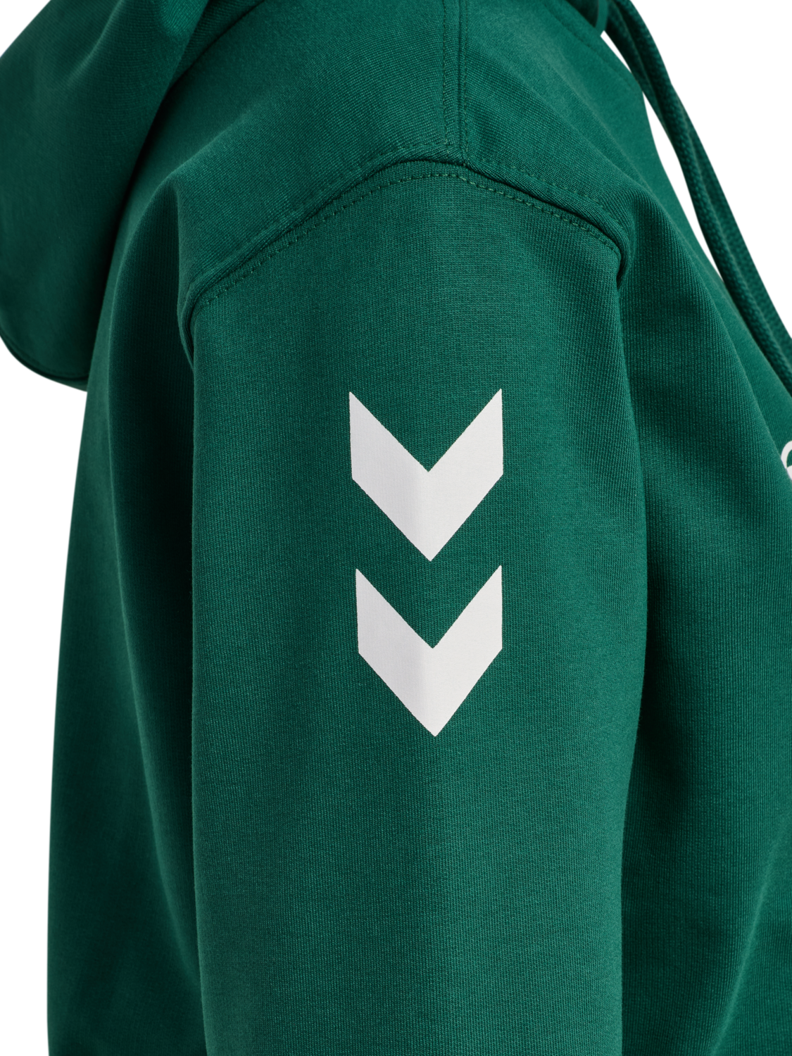 hmlGO 2.0 CHEVRON ZIP HOODIE WOMAN, EVERGREEN, packshot
