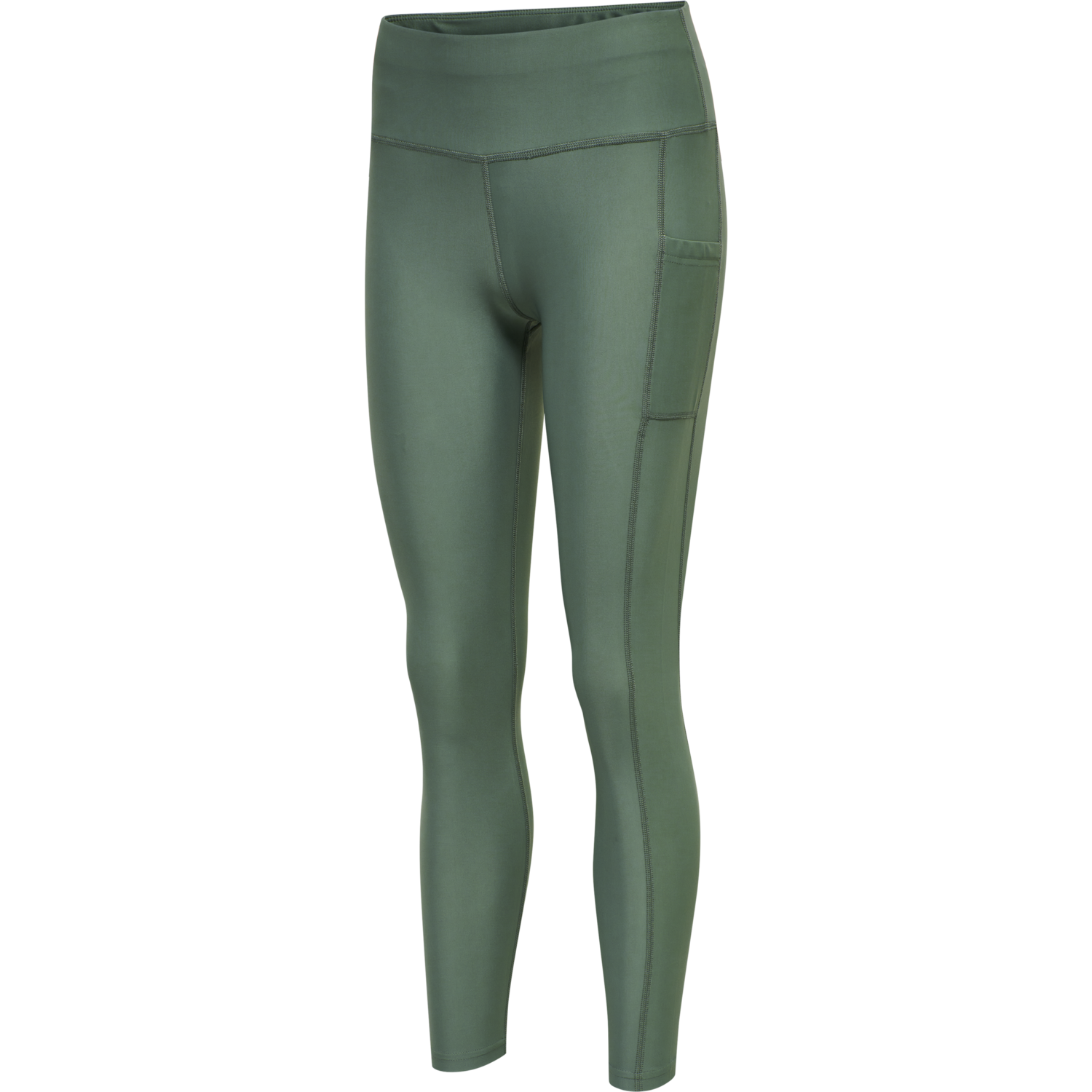 hmlTE TOLA HIGH WAIST TIGHTS, LAUREL WREATH, packshot