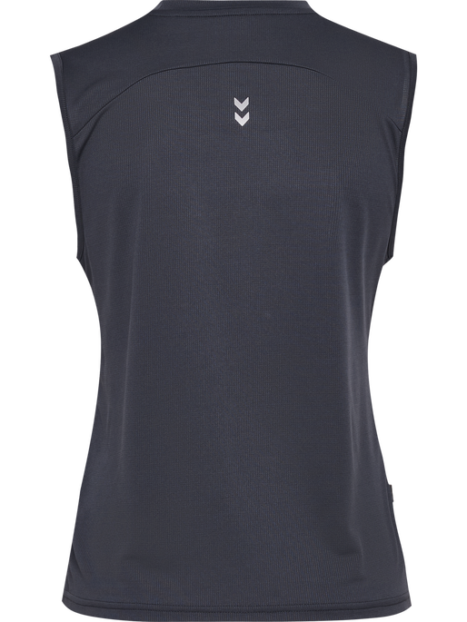 hmlPULSE WORKOUT W TANKTOP, EBONY, packshot