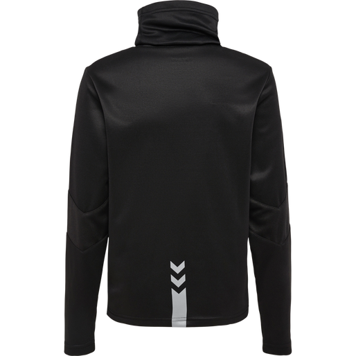 hmlACTIVE WINTER CREW SWEAT KIDS, BLACK hmlACTIVE WINTER CREW SWEAT KIDS, BLACK, packshot