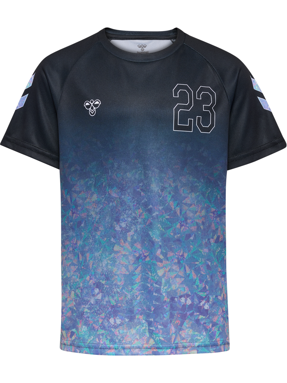hmlSHIMMER T-SHIRT S/S, BLACK, packshot