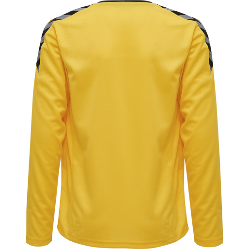 hmlAUTHENTIC KIDS POLY JERSEY L/S, SPORTS YELLOW, packshot