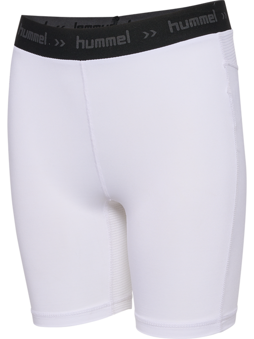 HML FIRST PERFORMAN KIDS TIG SHORTS, WHITE HML FIRST PERFORMAN KIDS TIG SHORTS, WHITE, packshot