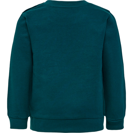 hmlFASTWO LIME SWEATSHIRT, DEEP TEAL, packshot