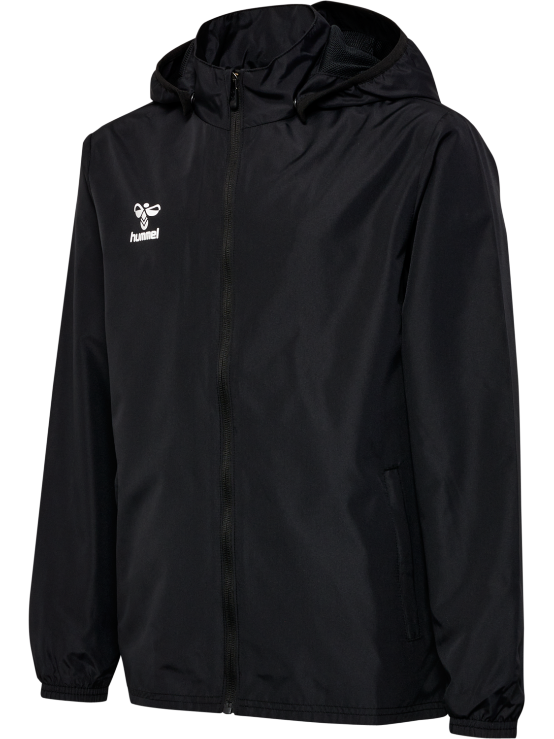 hmlESSENTIAL AW JACKET KIDS, BLACK, packshot
