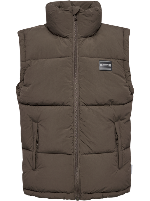 hmlCRISP TEX VEST, MAJOR BROWN, packshot