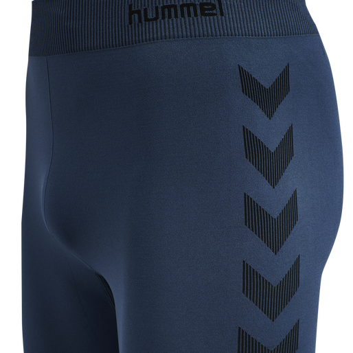 HUMMEL FIRST SEAMLESS TR TIGHTS, DARK DENIM HUMMEL FIRST SEAMLESS TR TIGHTS, DARK DENIM, packshot