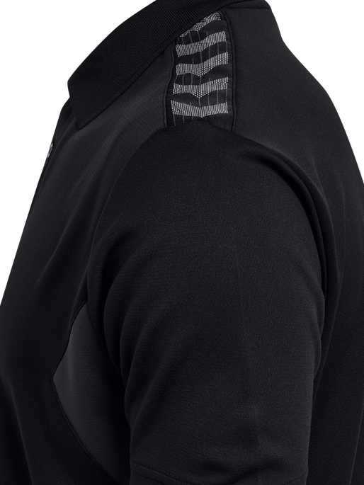 hmlAUTHENTIC FUNCTIONAL POLO, BLACK hmlAUTHENTIC FUNCTIONAL POLO, BLACK, packshot