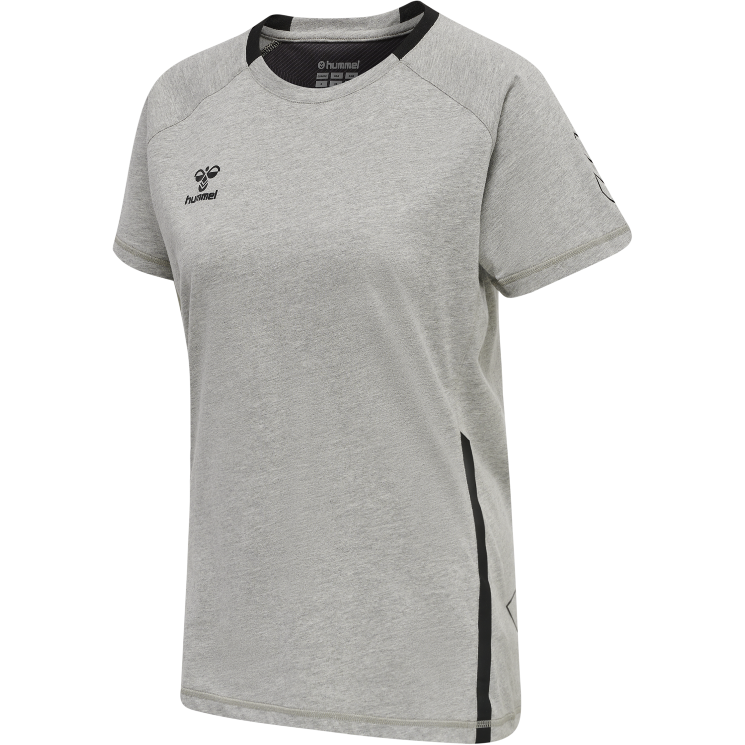 hmlCIMA XK T-SHIRT S/S WOMAN, GREY MELANGE, packshot