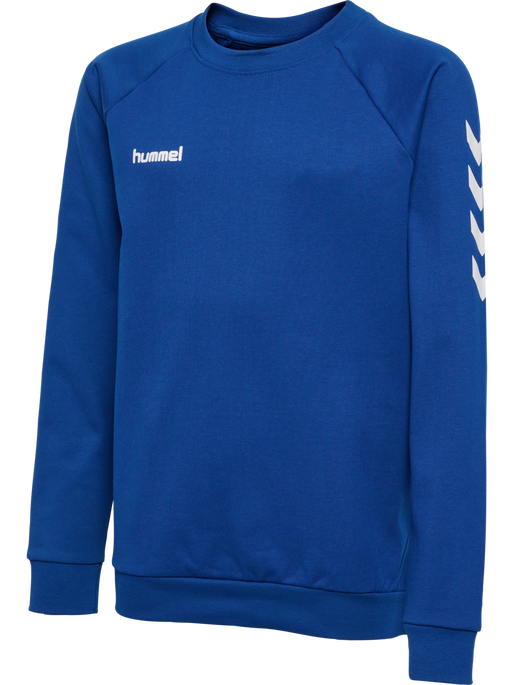 HMLGO KIDS COTTON SWEATSHIRT, TRUE BLUE, packshot