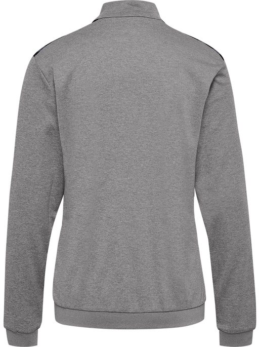 hmlAUTHENTIC PL ZIP JACKET WOMAN, GREY MELANGE, packshot