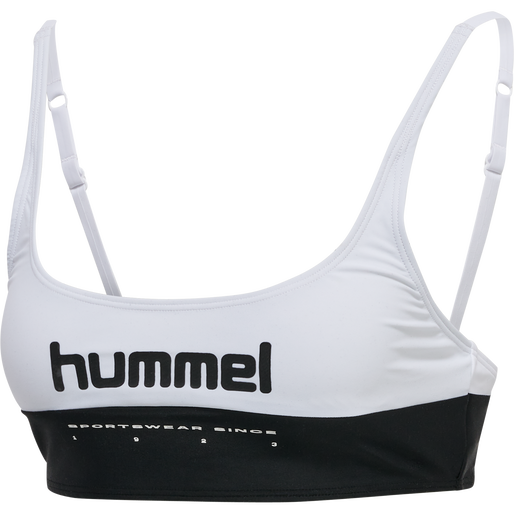 hmlCINDI SWIM TOP, WHITE/BLACK, packshot