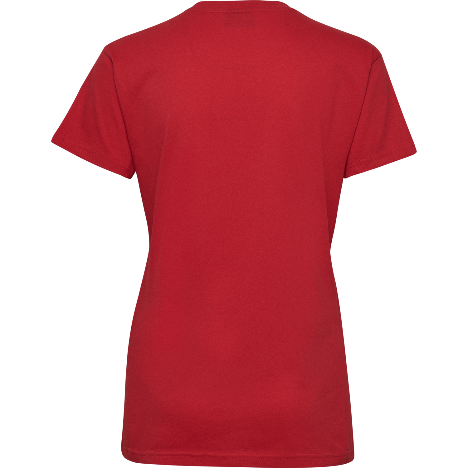 HUMMEL GO COTTON LOGO T-SHIRT WOMAN S/S, TRUE RED, packshot
