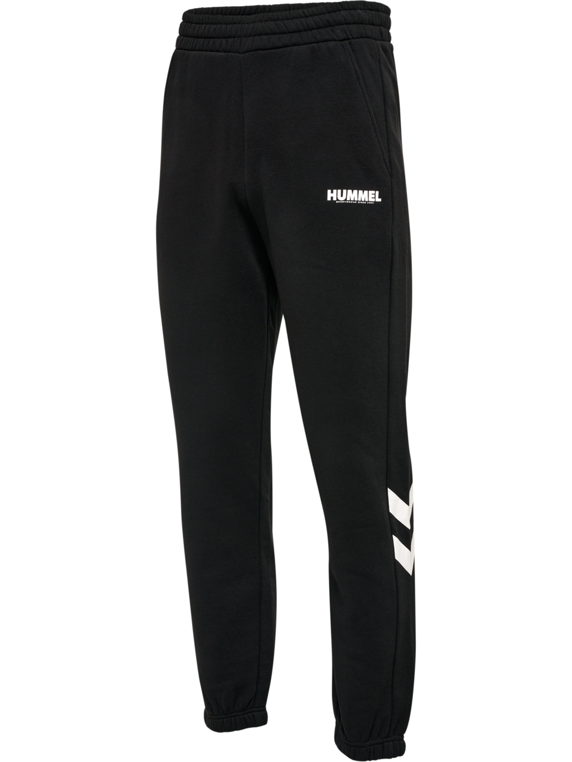 hmlLEGACY REGULAR PANTS PLUS, BLACK, packshot