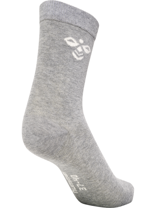 SUTTON 3-PACK SOCK, GREY MELANGE, packshot