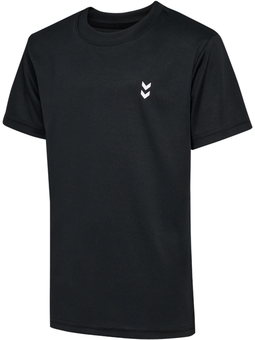 hmlJR PULSE TRAINING T-SHIRT, BLACK, packshot