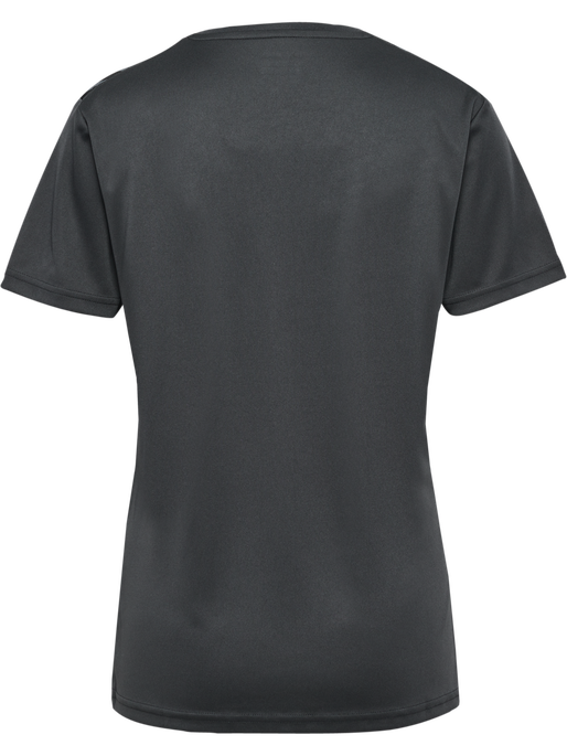 hmlAUTHENTIC PL JERSEY S/S WOMAN, ASPHALT hmlAUTHENTIC PL JERSEY S/S WOMAN, ASPHALT, packshot
