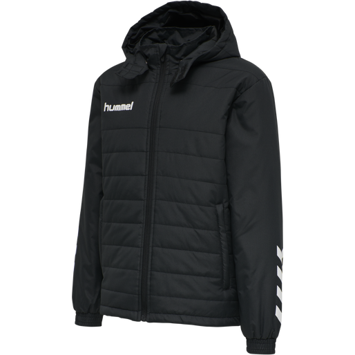 hmlPROMO SHORT BENCH JACKET KIDS, BLACK, packshot