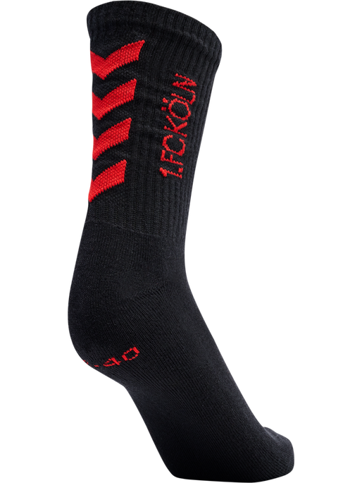 1FCK FUNDAMENTAL SOCKS 3-PACK, BLACK/RED 1FCK FUNDAMENTAL SOCKS 3-PACK, BLACK/RED, packshot
