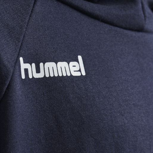 HMLGO KIDS COTTON HOODIE, MARINE, packshot