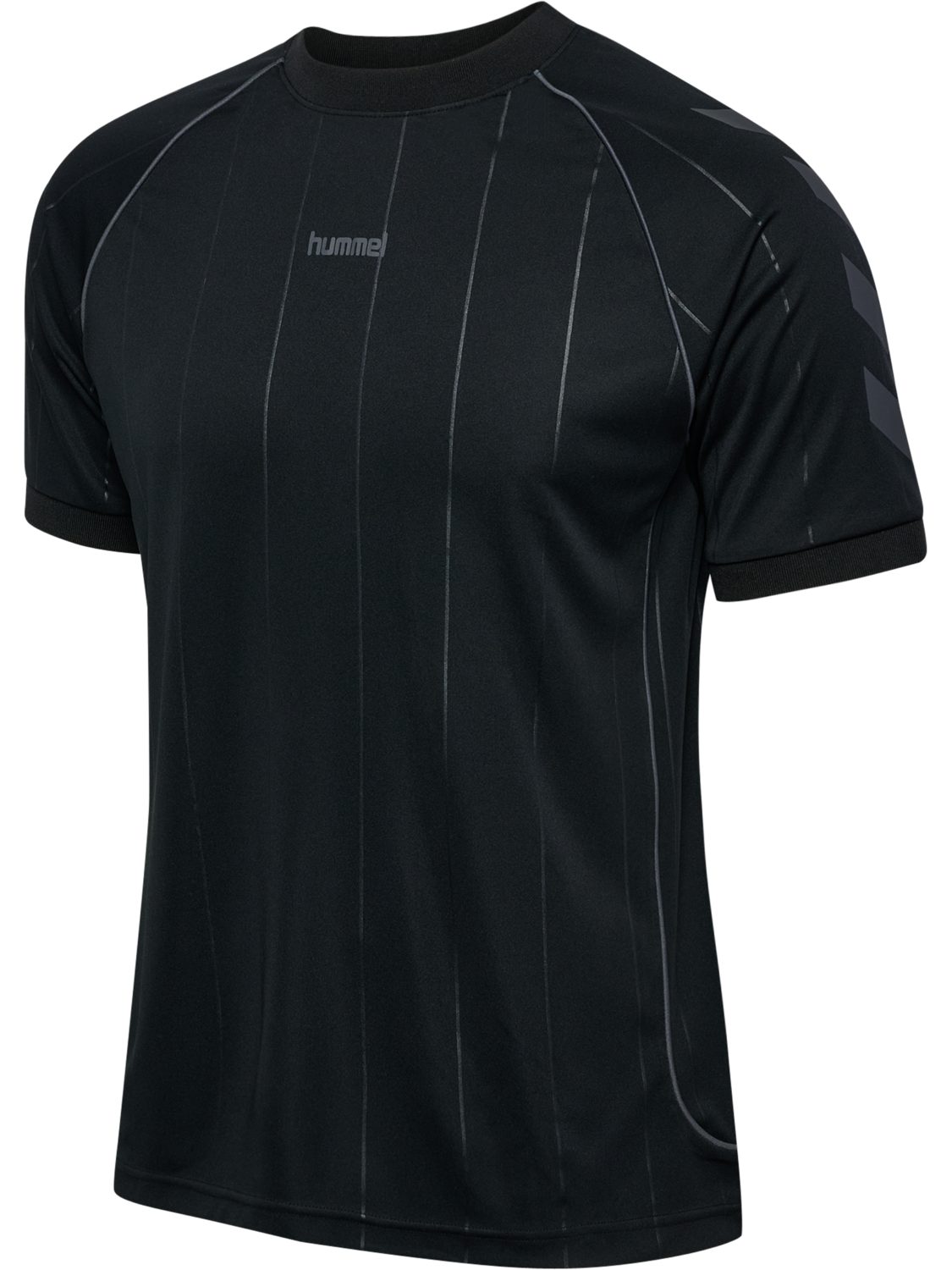 hmlPITCH T-SHIRT S/S, BLACK, packshot