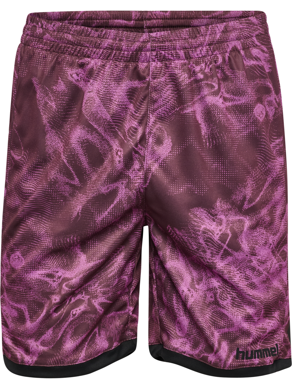 hmlBLAZE CLUB26 GRAPHIC SHORTS KIDS, LIATRIS/HUCKLEBERRY, packshot